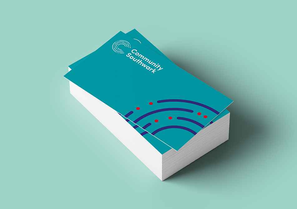 community southwark business cards